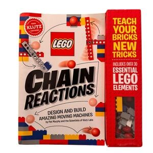 LEGO Chain Reactions: Design and Build Amazing Moving Machines Activity Book NEW